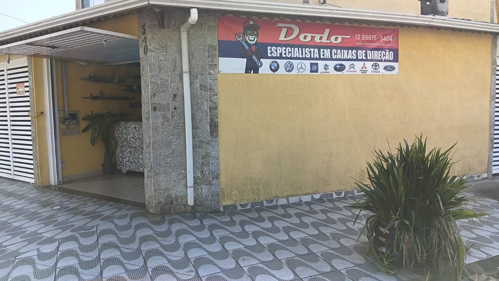 Fachada da loja Caixa de Direção do Gal em Praia Grande